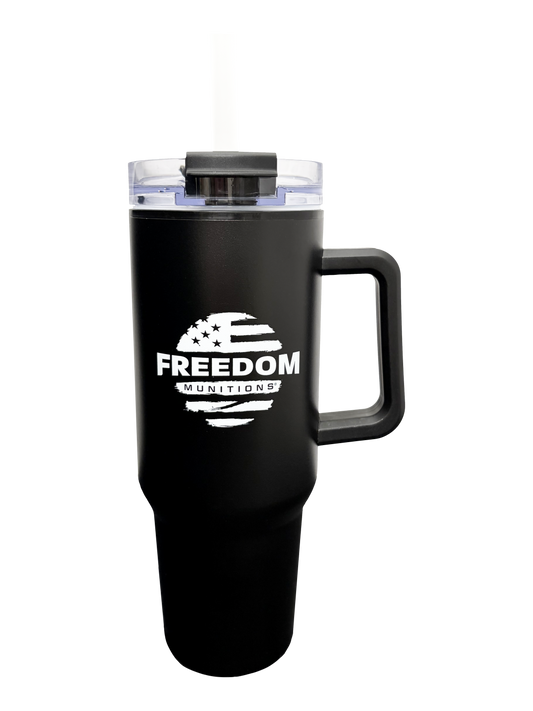 Freedom Munitions 40oz Straw Mug