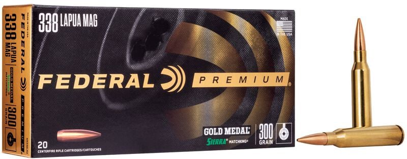 Federal 338 Lapua Mag 300gr Match (GM338LM2) – Freedom Munitions