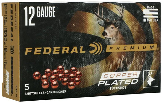Federal 12ga 2-3/4" 132 5FPS 1Buck (P1541B)