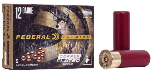 Federal 12ga 3" 1225 FPS 10 Pellets 000Buck (P158000)