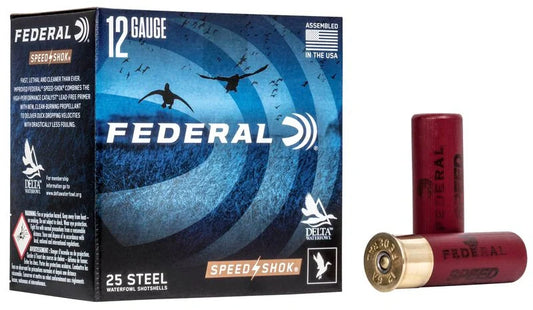 Federal 12 GA 3" 1 1/4oz 2 Shot Speed Shok 100ct (WF1421002)