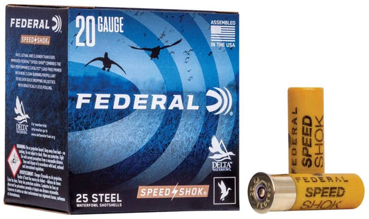 Federal Speed Shok 20 GA 2 3/4 1425fps 3/4oz #4 (Steel)