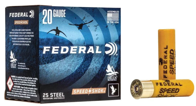 Federal WF2092 Speed-Shok 20 Gauge 3" 7/8 oz 2 Shot (Steel)