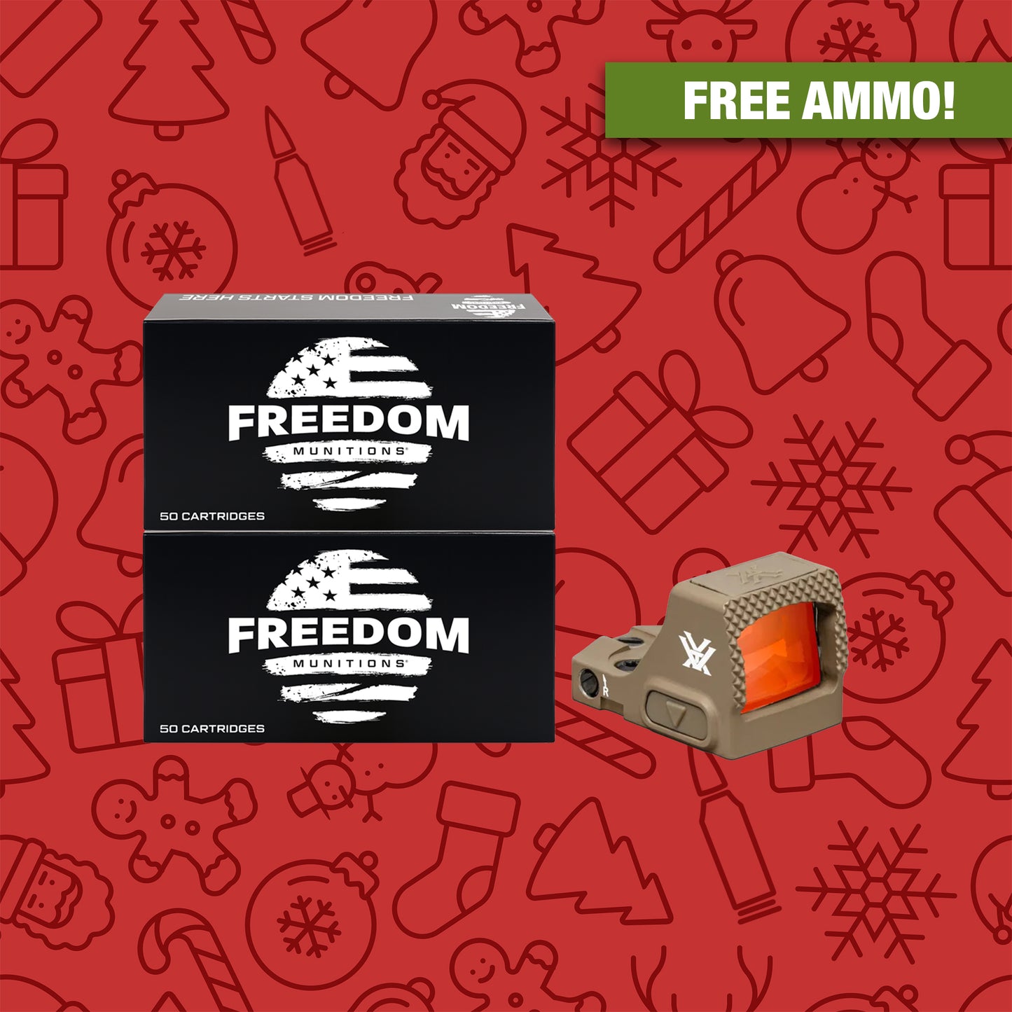 Red Dot Hard Hitting 45 Long Colt Pack