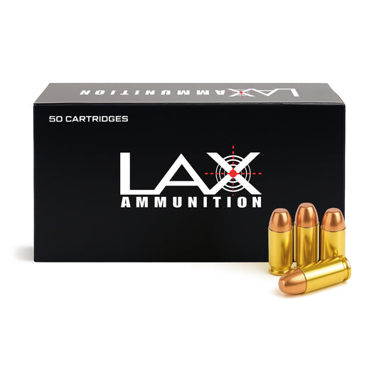 LAX Ammunition 100 Gr 380 Auto Round Nose Flat Point (RNFP) Ammo, 50 rounds, New