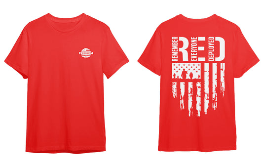 Freedom Remember Everyone Deployed Friday Tee