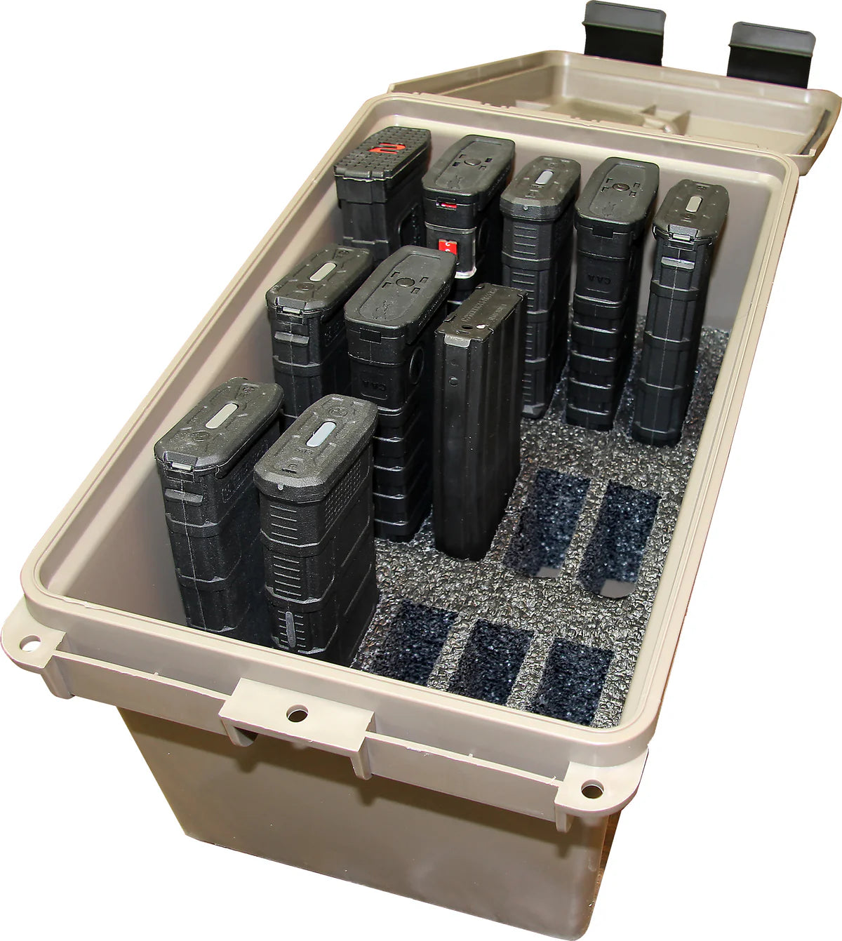 MTM Case-Gard Tactical Magazine Can - 15 slots, Tan