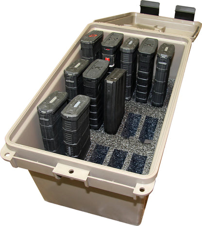 MTM Case-Gard Tactical Magazine Can - 15 slots, Tan