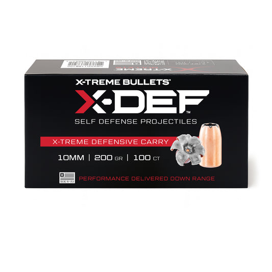 10MM 200gr HP X-Def Quantity of 100 Diameter: .400