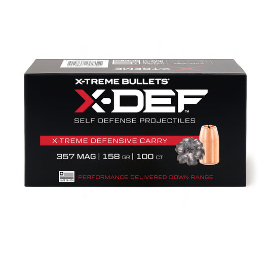 357 158gr HP X-Def Quantity of 100 Diameter: .357