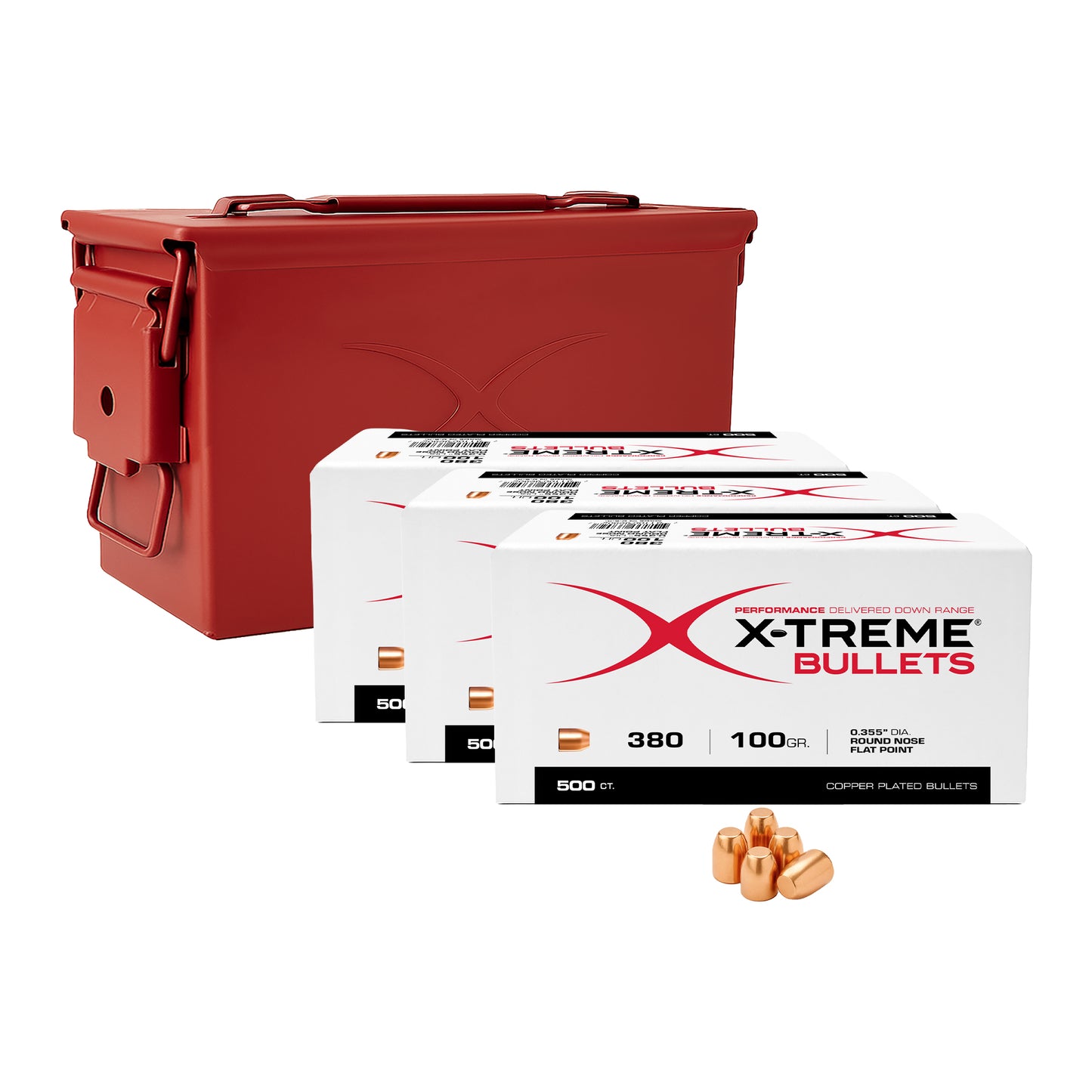 X-Treme 380 (.355) 100 Gr RNFP Bullet, Canned (not ammo)