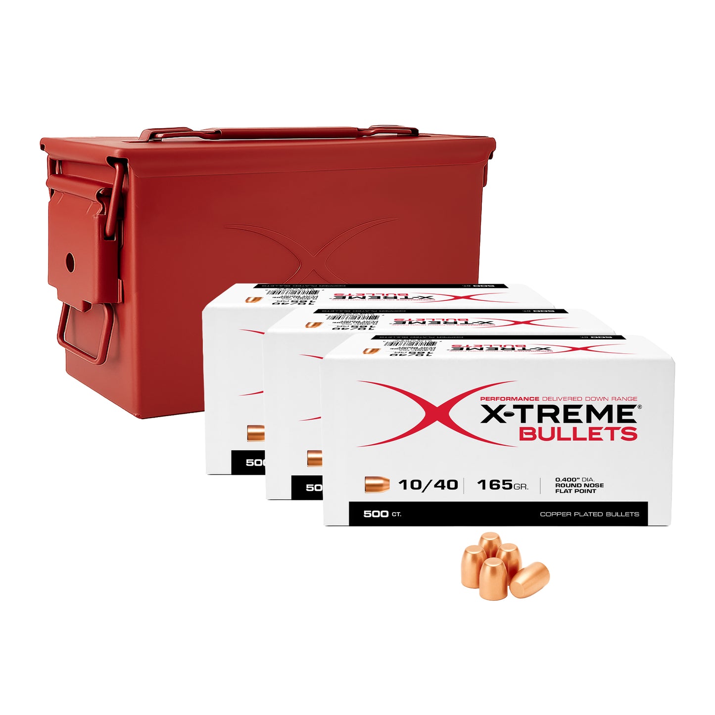 X-Treme 10/40 (.400) 165 Gr RNFP Bullet, Canned (not ammo)