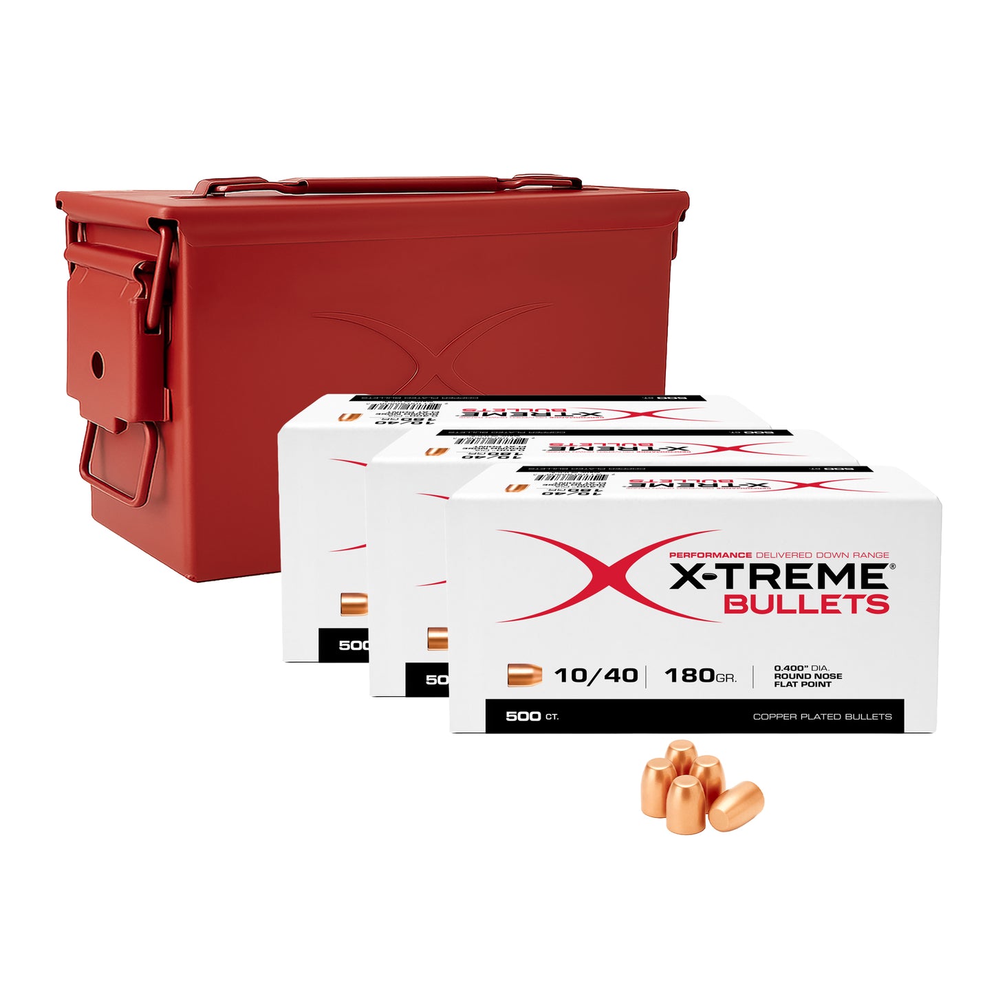 X-Treme 10/40 (.400) 180 Gr RNFP Bullet, Canned (not ammo)