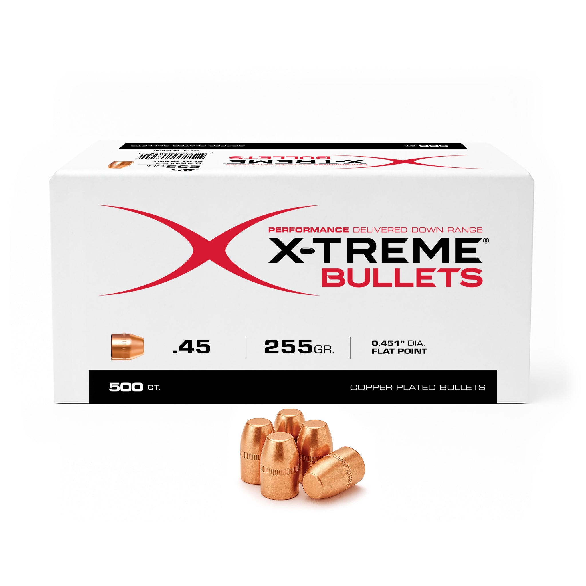 X-Treme 45 (.451) 255 Gr FP Bullet (not ammo) – Freedom Munitions