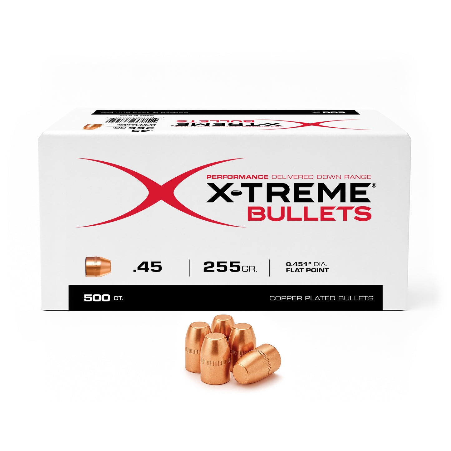 45-255 FP Quantity of 500 Diameter: 0.451