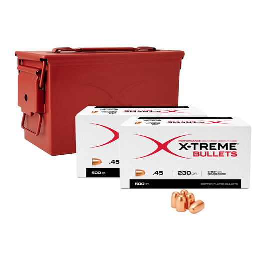 X-Treme 45 (.452) 230 Gr RN Bullet, Canned 1000 ct (not ammo)