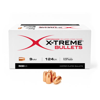 9mm-124 FP Quantity of 500 Diameter: 0.355