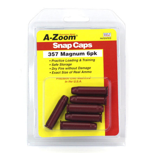 A-Zoom Snap Caps 357 Magnum Red