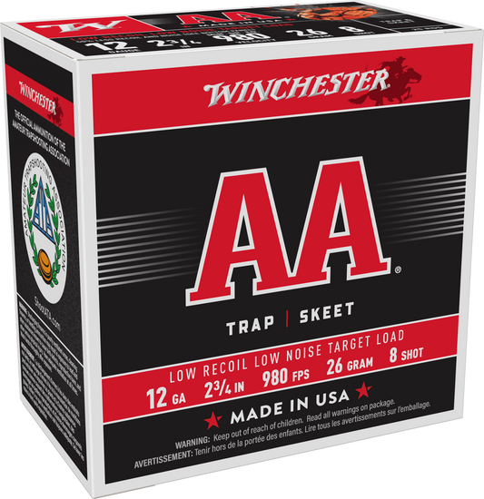 Winchester AA 12GA 2-3/4 #8 Shot Super Sport Steel (AASCL12S8)