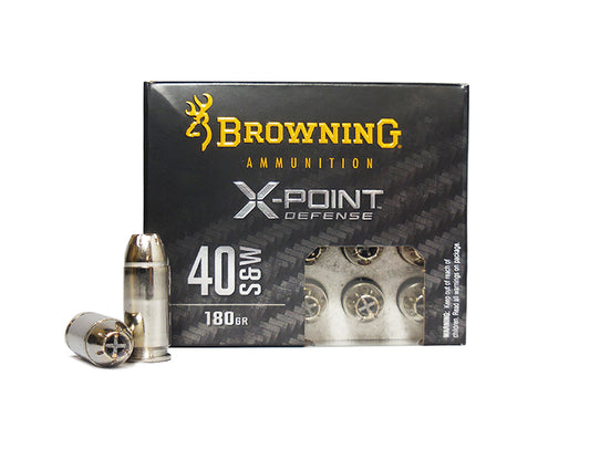 Browning .40 S&W 180 GR X-POINT 20 ROUNDS (B191700402)