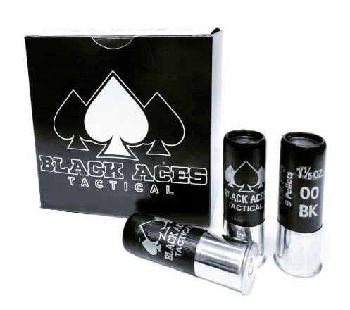 Black Aces Tactical 12 Gauge 2 3/4", 1 1/5oz 00 BUCK (845021) 10 ct