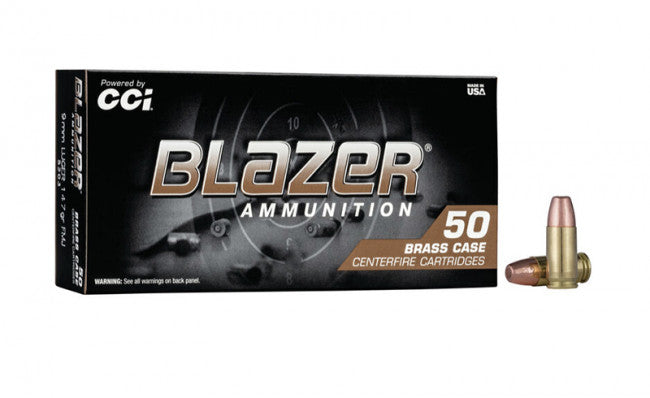CCI Blazer Brass 9mm 147gr - 50ct (5203)