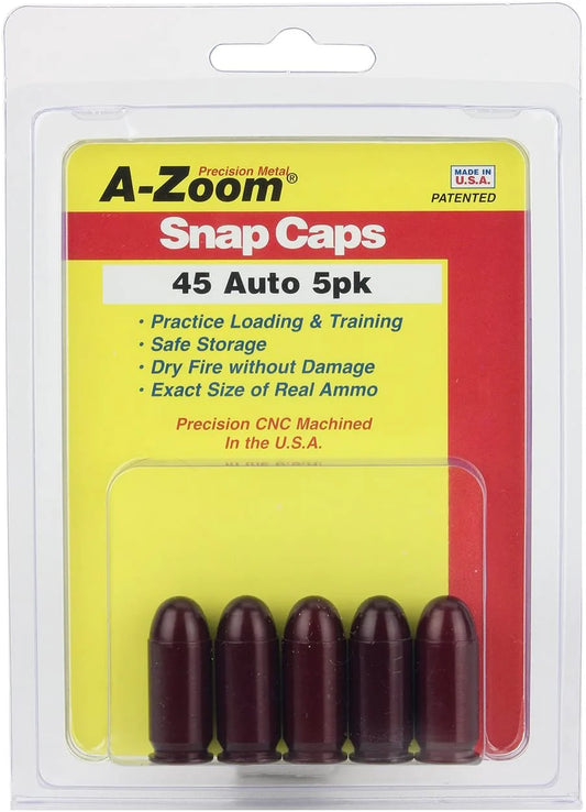 A-Zoom Snap Caps 45 Auto Red