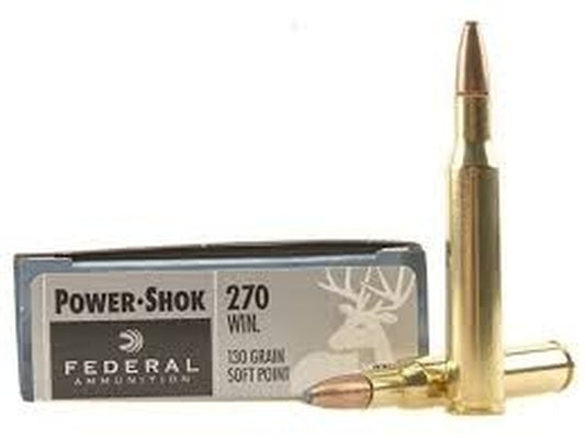 Federal 270 Win Power-Shok F270A 130 gr SP 20 rounds (270A)