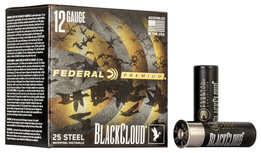 Federal Premium Black Cloud 12GA 3" 1 1/4oz 4 Shot 25ct (PWBX142 4)