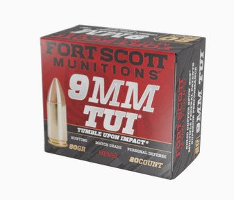 Fort Scott Munitions 9mm 80gr TUI Tin ( FS9MM80_TBU)