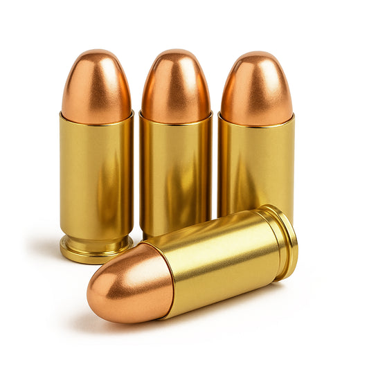 Freedom Munitions 124 Grain 9mm Round Nose Ammo, 50 rounds, Remanufactured
