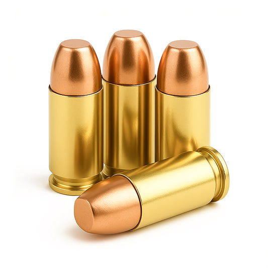 Freedom Munitions 135 Gr 9mm Luger Round Nose Flat Point (RNFP) Ammo, 50 rounds, New