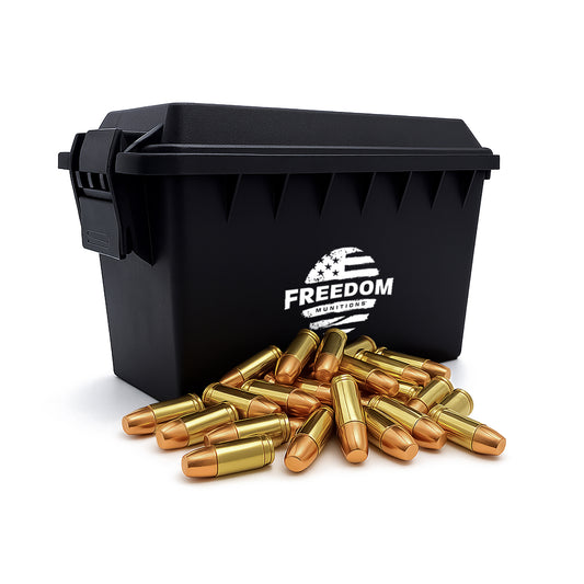 Bulk Freedom 135 Gr 9mm Luger RNFP Ammo, 250 rounds, Remanufactured