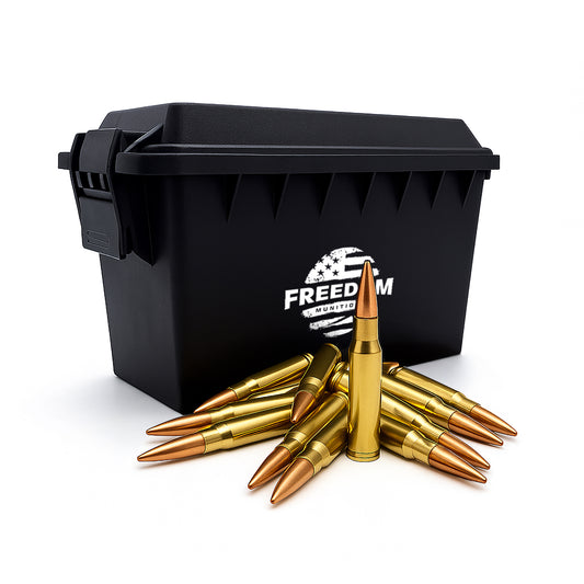 Bulk Freedom 147 Gr 308 Winchester Full Metal Jacket (FMJ) Ammo, 100 rounds, New