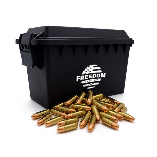 Bulk Freedom 124 Gr 9mm Luger Round Nose (RN) Ammo, 250 rounds, Remanufactured