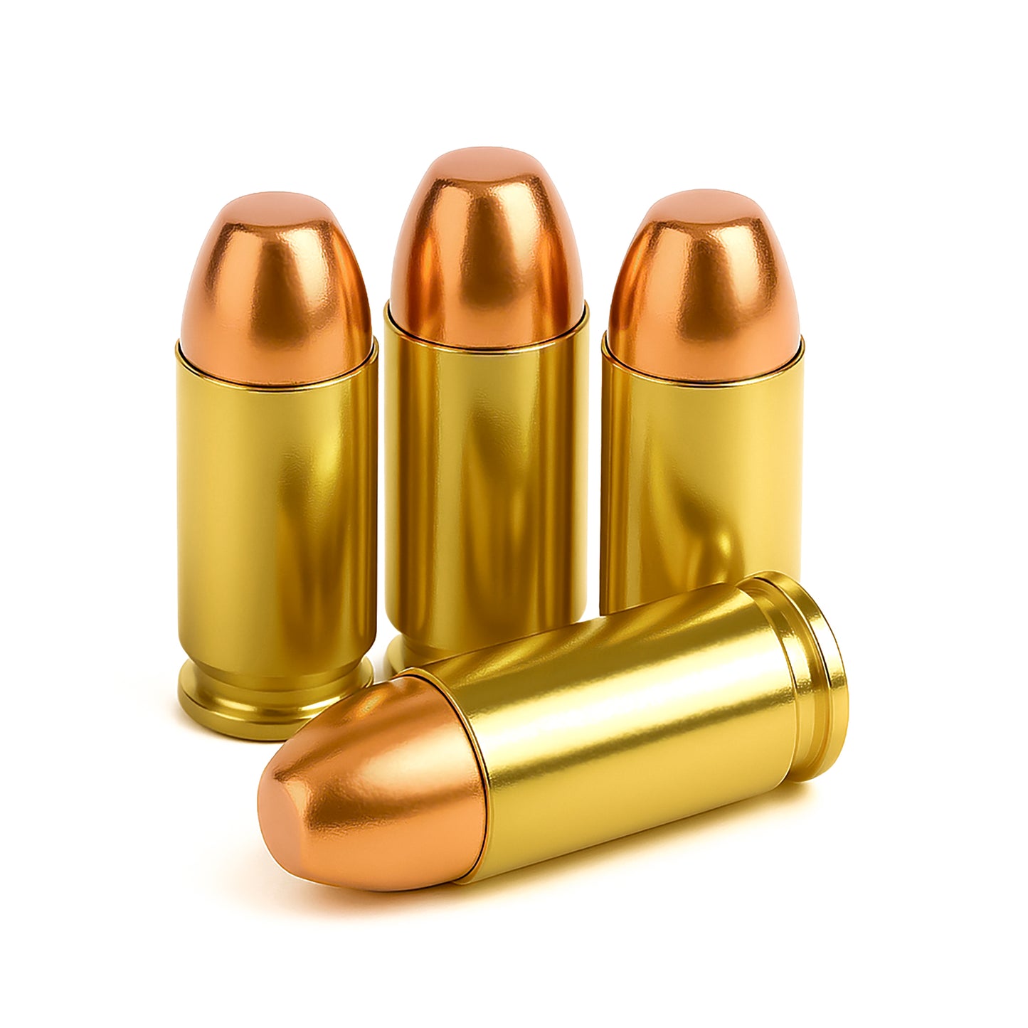 Freedom Munitions 100 Gr 380 Auto Round Nose Flat Point (RNFP) Ammo, 50 rounds, Remanufactured