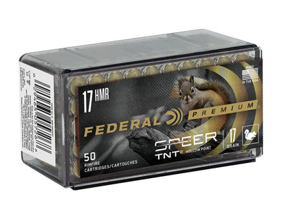 Federal 17 HMR 17 GR Speer TNT 50 Rounds (P770)