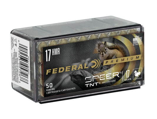 Federal 17 HMR 17 GR Speer TNT 50 Rounds (P770)