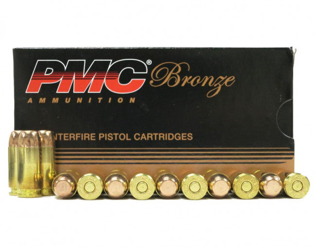 PMC Bronze 40 S&W 165 gr Full Metal Jacket (FMJ) 50 ct (40D)
