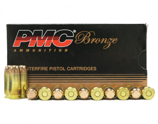 PMC Bronze 40 S&W 165 gr Full Metal Jacket (FMJ) 50 ct (40D)