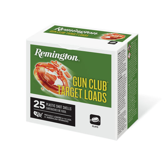 Remington Gun Club Target 12GA 2 3/4" 1 1/8oz 8 Shot 25ct (20234/GC128)