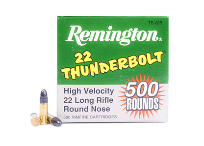 Remington Thunderbolt 22 LR 40 GR LRN (TB-22B) 500ct