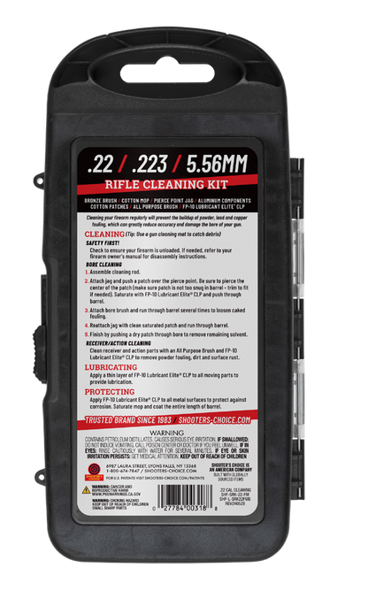Freedom .22 Cal Rifle Cleaning Kit