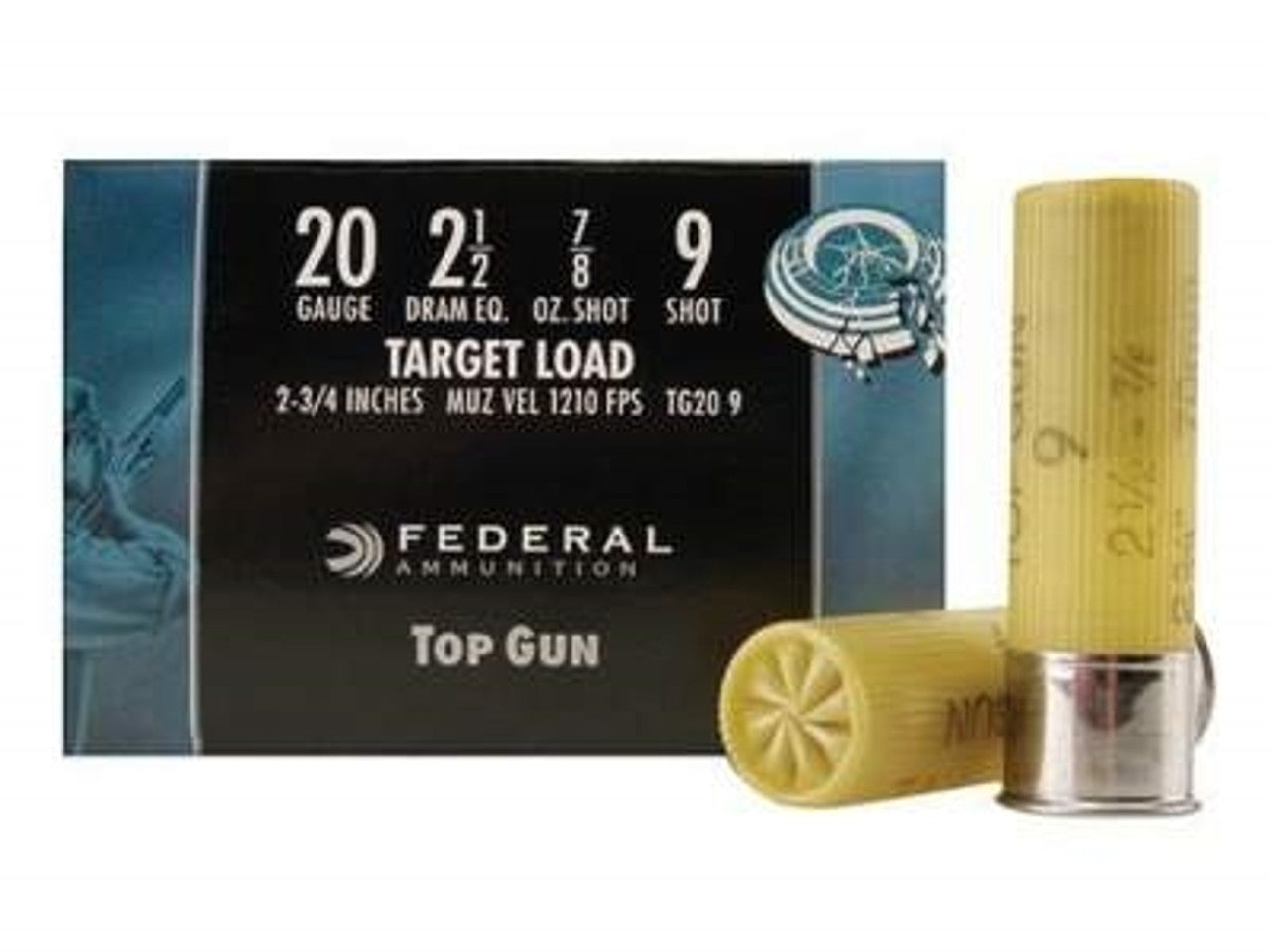 Federal Top Gun 20 Gauge 2.75" 7/8 oz 9 Shot 25ct (TG209)