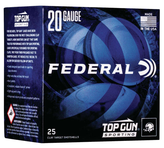 Federal Top Gun 20 GA 2 3/4" 7/8 oz #7.5 (TGS22475)