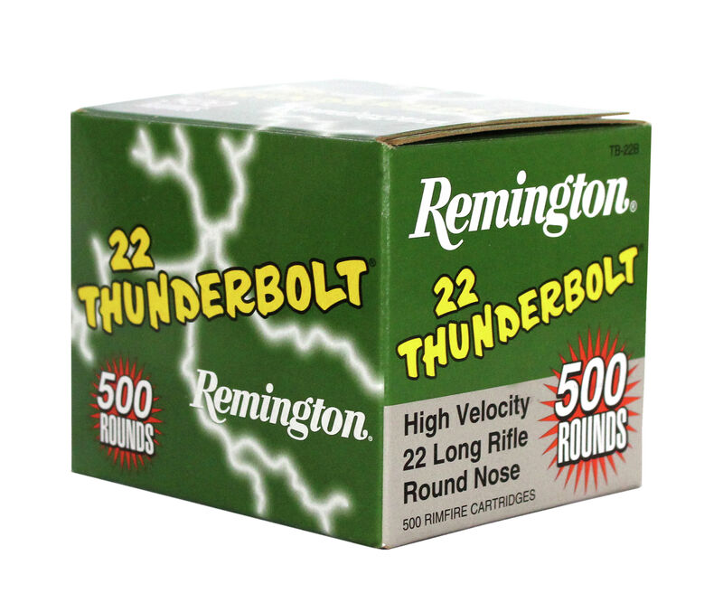 Remington Thunderbolt 22 LR 40 GR LRN (TB-22B) 500ct
