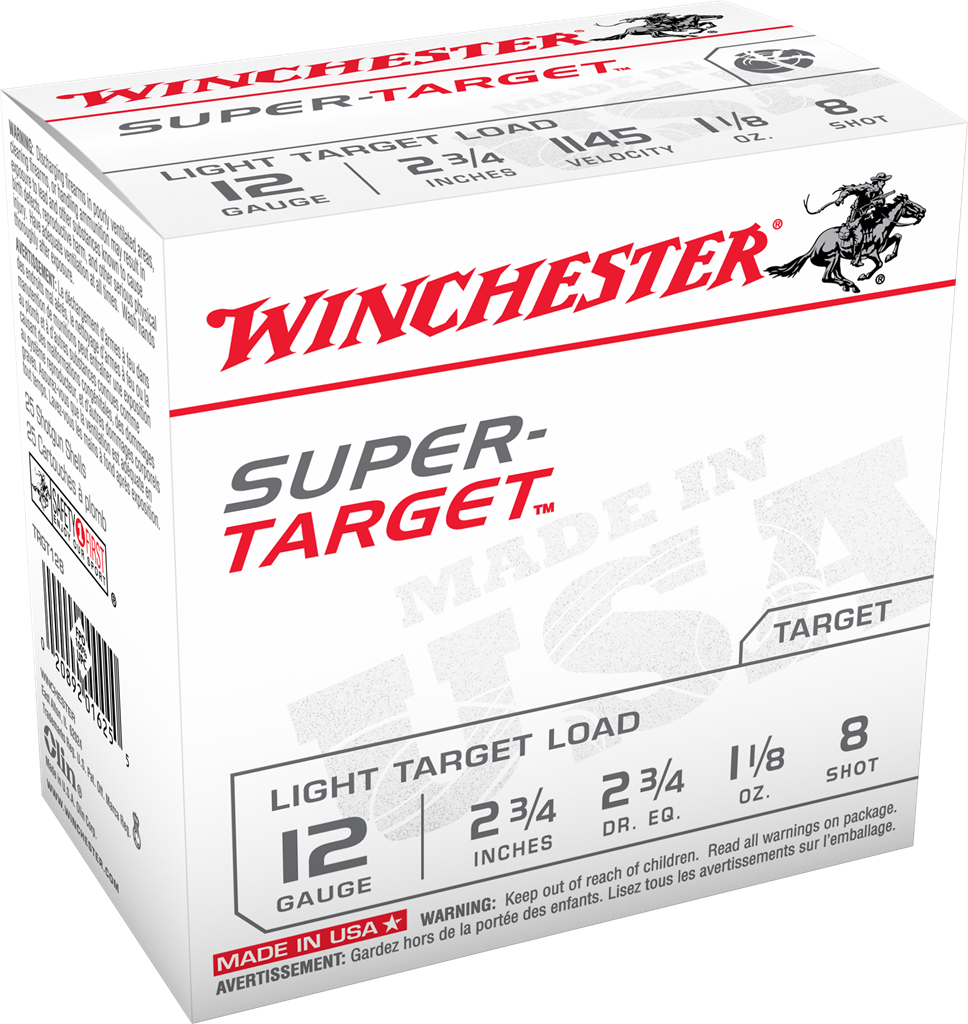 Winchester Super Target 12 Gauge, 2-3/4 #8 (TRGT128)