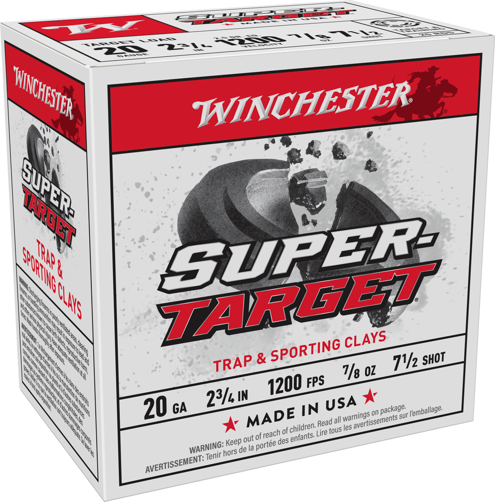 Winchester Super Target 20 Gauge, 2-3/4 #7.5 (TRGT207)