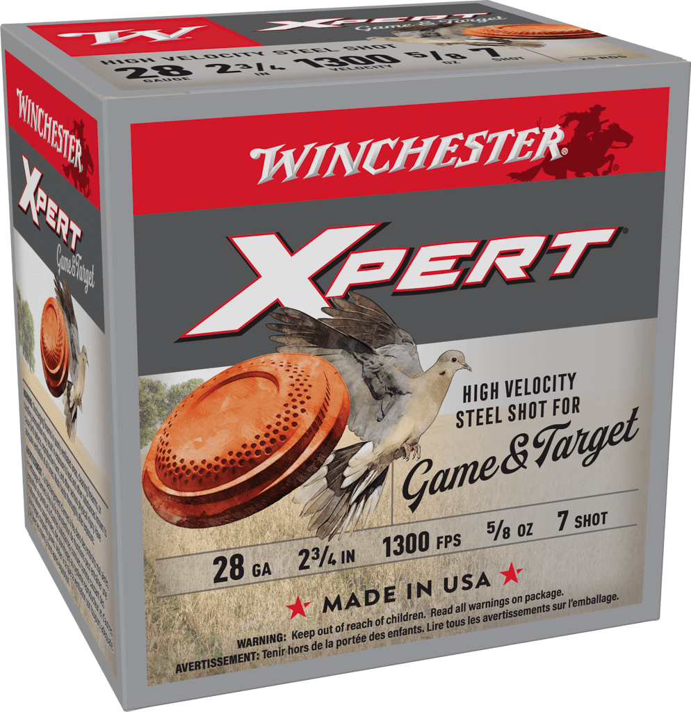 Winchester SuperX HV Steel Shot 28 GA 2-3/4" 5/8 OZ #7 SHOT 25 ROUNDS (WE28GT7)