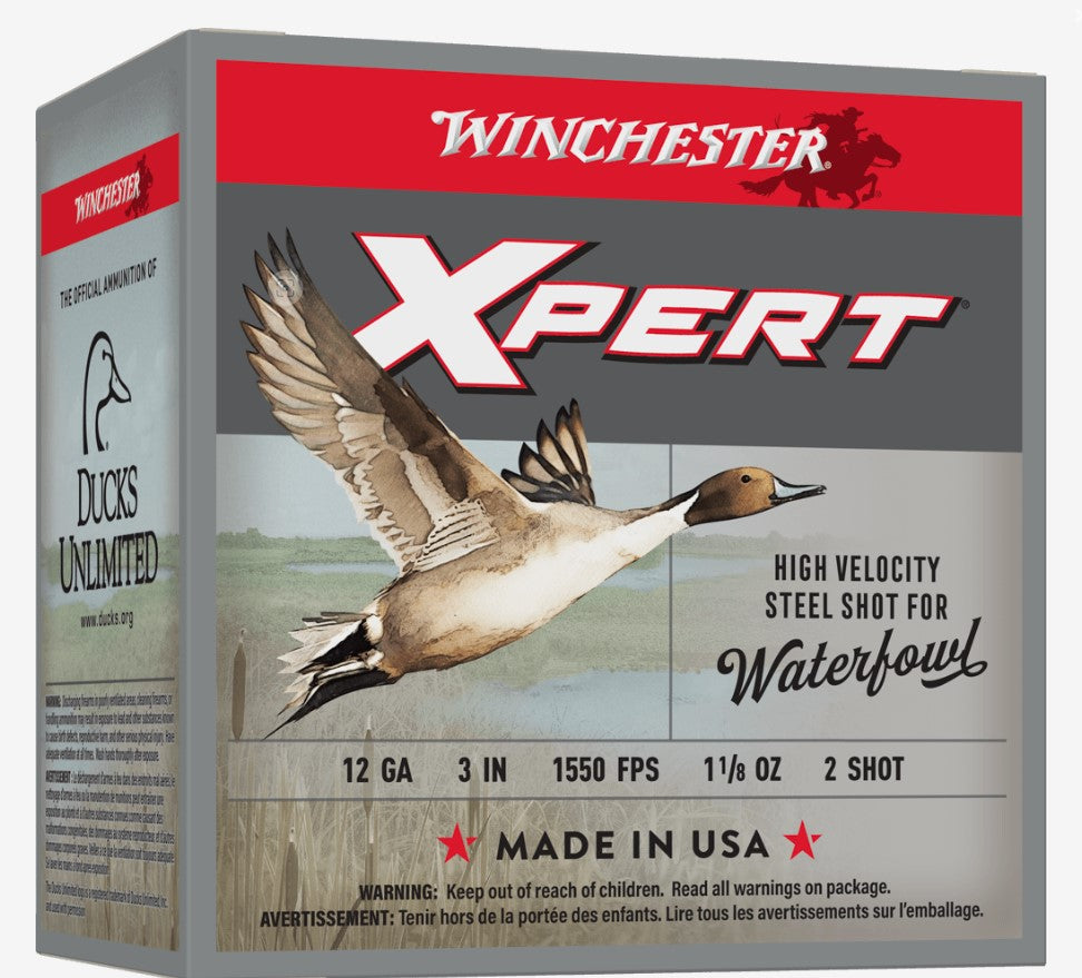 Winchester 12 GA 3 1550fps 1 1/8oz #2 (Steel) (WEX1232)